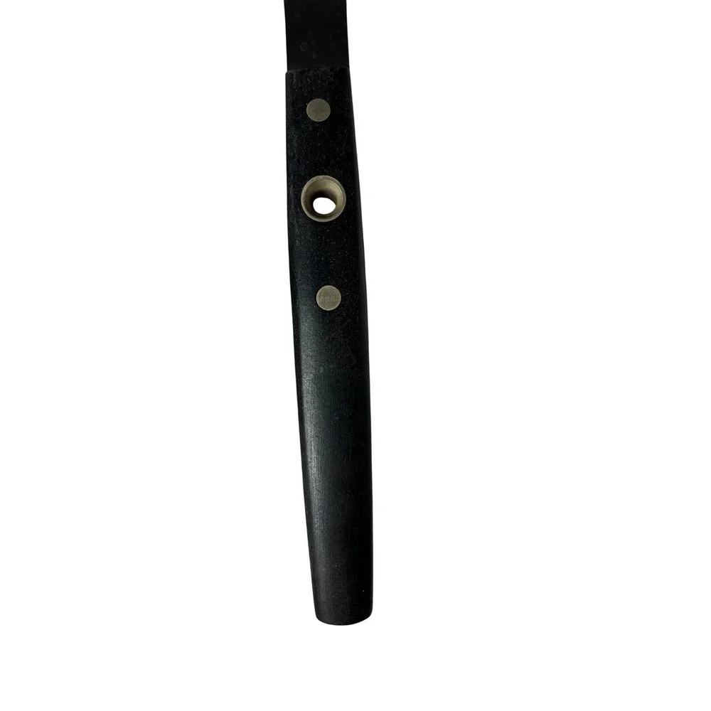 Stainless Steel Offset Icing Spatula Black Riveted Handle Cake Decorating Tool